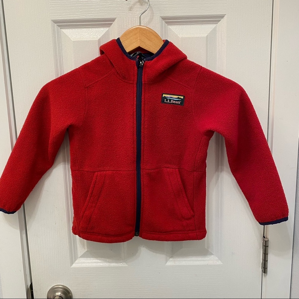 Kids LL Bean Fleece Zip up Jacket